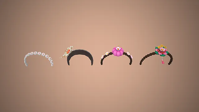 古风发箍  花朵发饰  古装道具  汉服头饰  唯美发饰