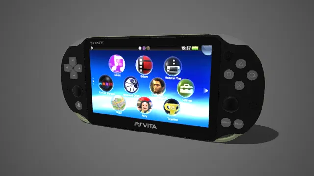 PS Vita  索尼  掌机  游戏设备  便携游戏机  黑灰配色  