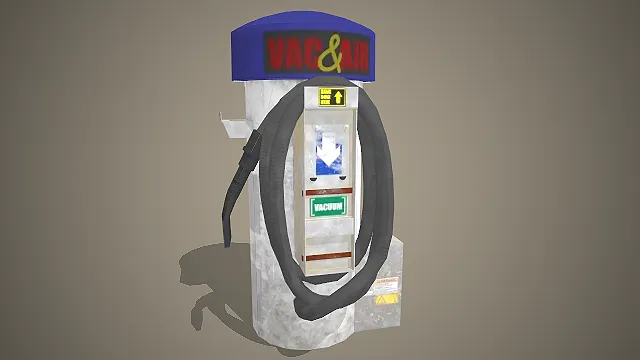 吸尘器  工业风  设备模型  清洁工具