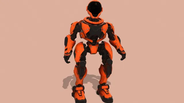 科幻o.b 机器人运动动画机械