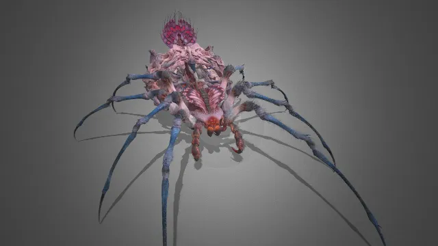 黑神话  蜘蛛精  游戏建模  妖怪  模型