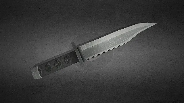 战术直刃匕首  不锈钢刀刃  近战武器  冷兵器