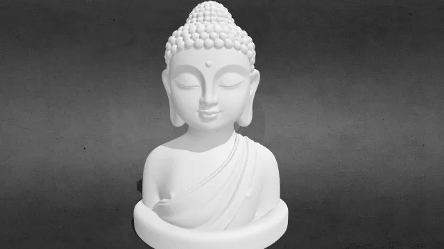 佛陀半身像 版本 1 stl.stl