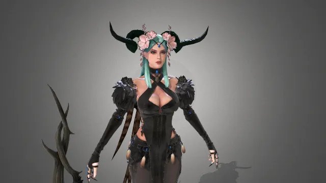 游戏模型 人物模型 德鲁伊 游戏皮肤