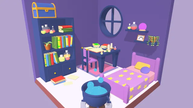 魔法房间场景内饰家具