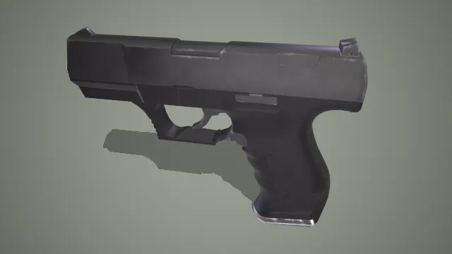 暗影紧凑型手枪模型 军事 射击 武器