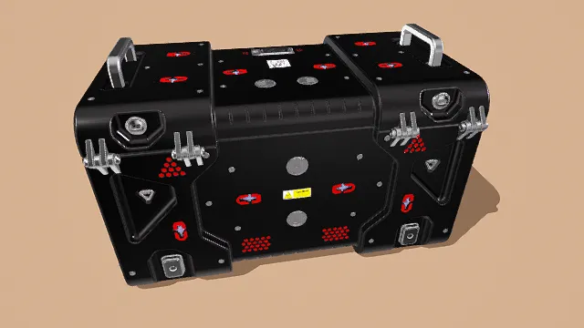 科幻风格多功能工具箱3D模型