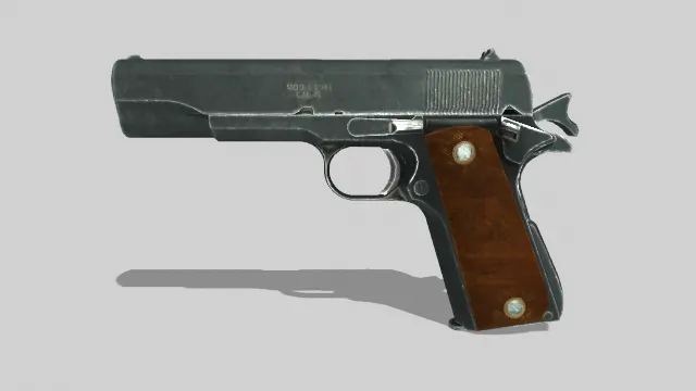 枪械模型 写实风格 武器设计  军事主题