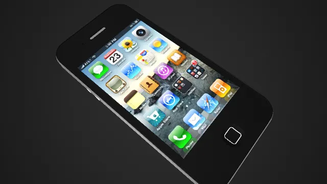 经典外观  初代   iPhone 模型  写实  怀旧  数码