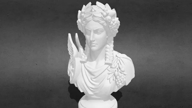 历史 西方神话 涅墨西斯 神圣正义女神雕像stl.stl