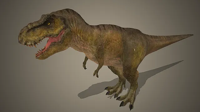 写实霸王龙3D生物模型