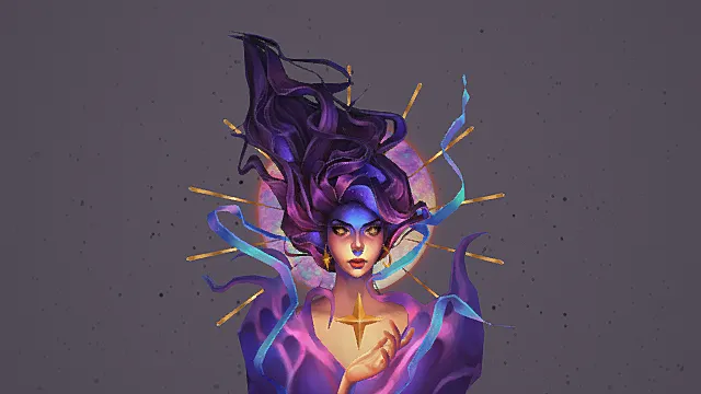 星界幻灵风格月之祭司角色模型