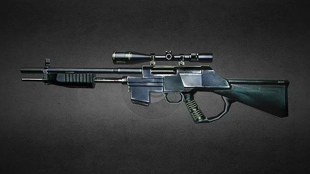 写实风格  狙击步枪  战术武器  游戏资产