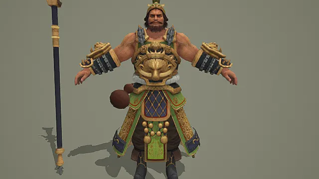 虎贲猛士·狂勇型古风重甲力士套装