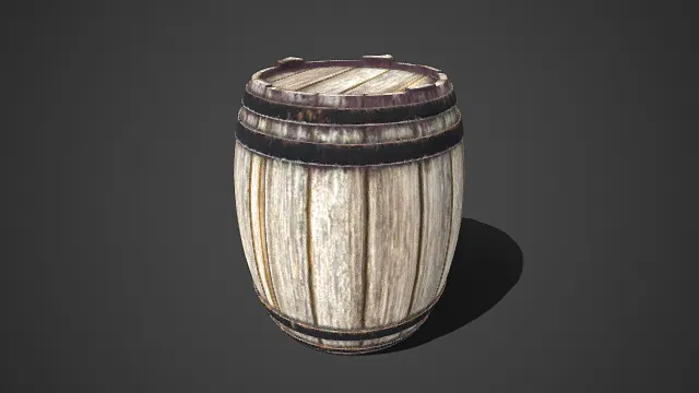 复古  做旧  木桶  酒桶  中世纪  风化木板拼接