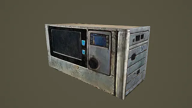 复古做旧工业风控制设备3D模型