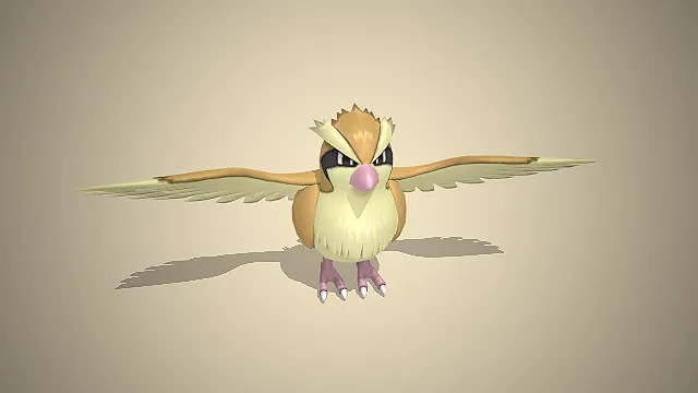 大比鸟  宝可梦  飞行属性  卡通形象  尖锐利爪