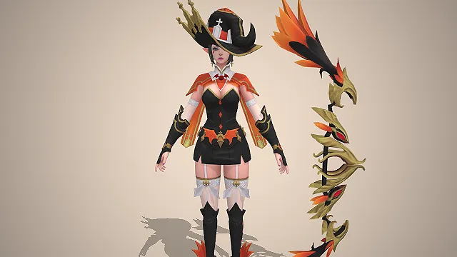 女法袍套装  精灵族魔女  奇幻服饰  魔女法师