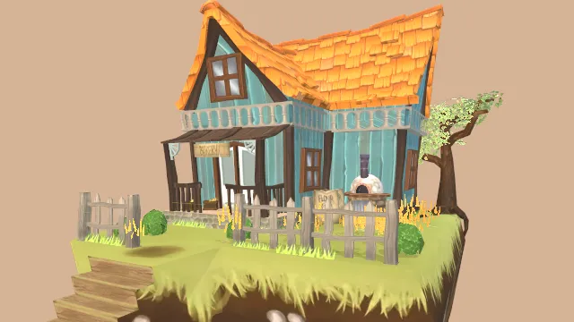 怀旧维多利亚烘焙游戏建筑房屋场景