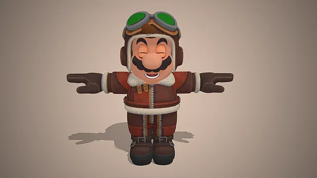 飞行员马里奥  护目镜  工装设计  任天堂IP