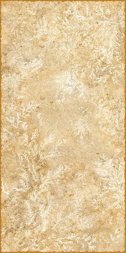 米黄底白纹装饰石材
