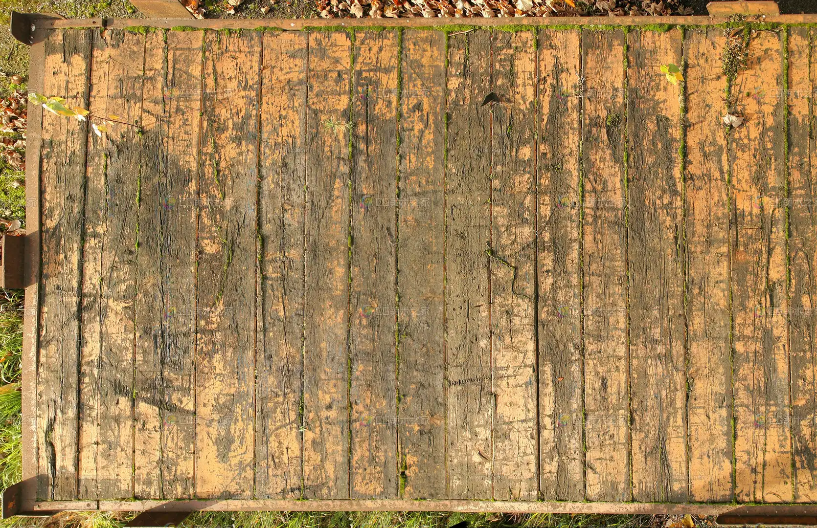 黄棕底裂纹木纹贴图