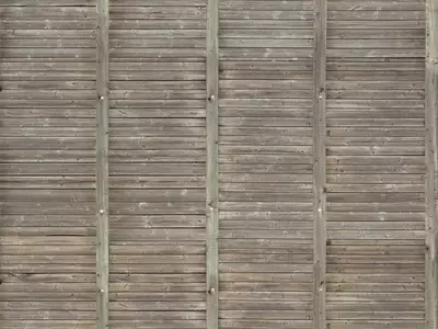 灰白木纹栅栏贴图