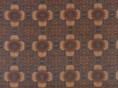 几何花卉印花布料贴图