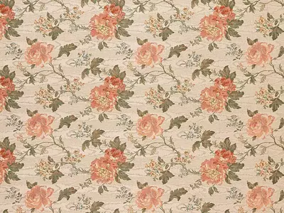 粉花绿叶布料印花贴图