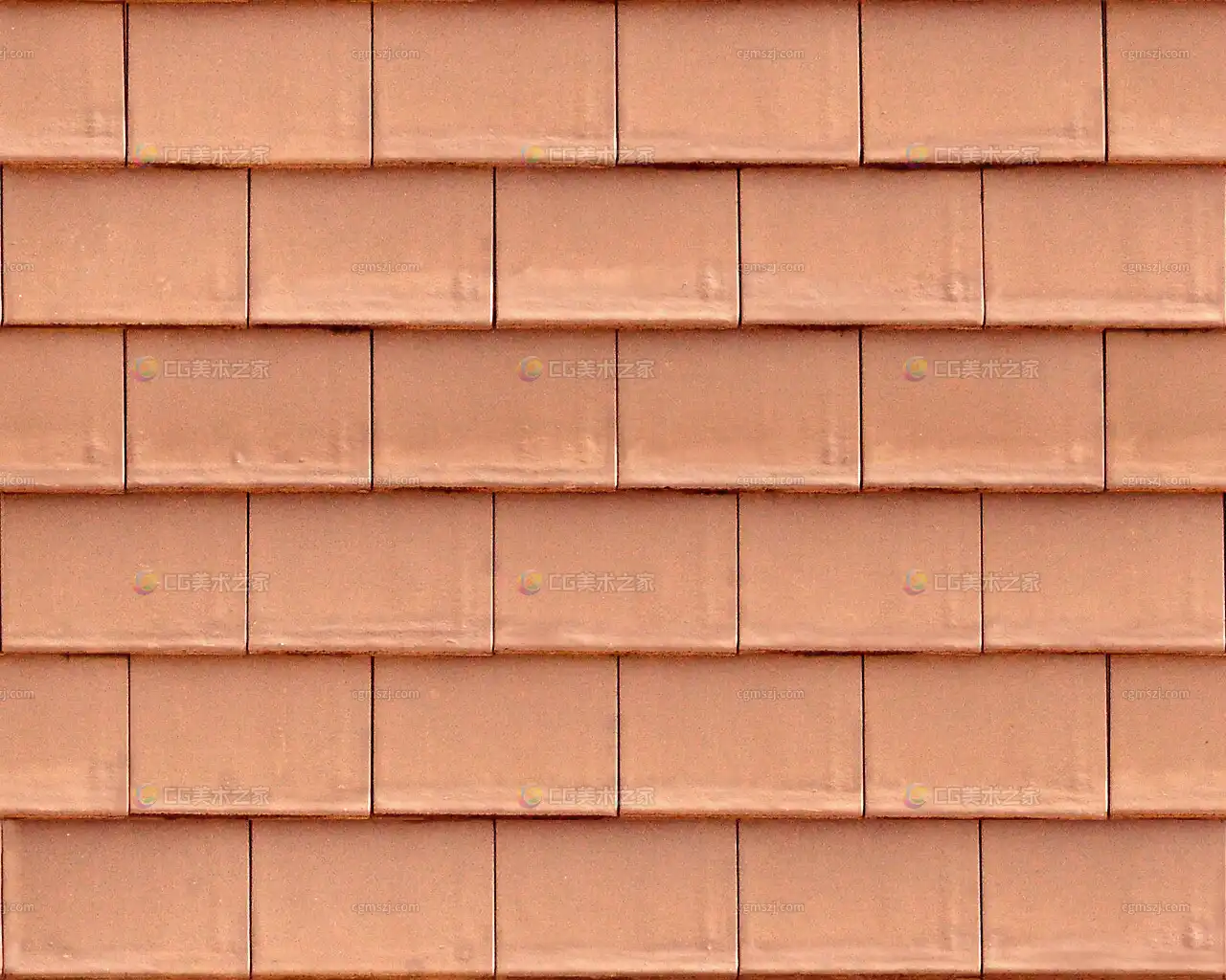 浅棕红色瓦片屋顶贴图