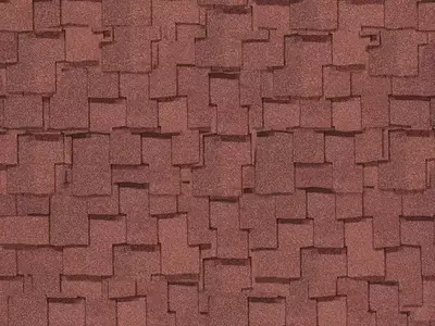 不规则方块拼接瓦片屋顶贴图