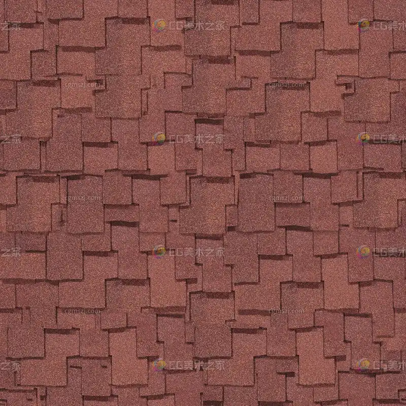 不规则方块拼接瓦片屋顶贴图