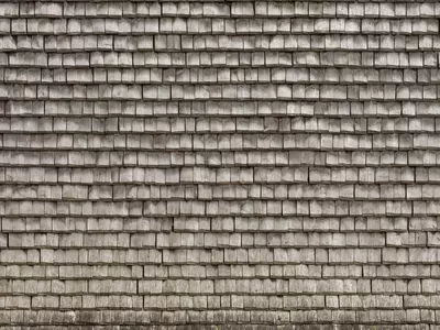 小方块拼接木瓦屋顶贴图