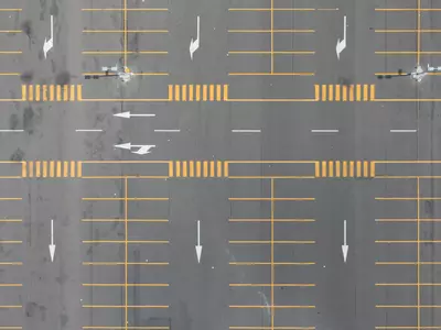 交通场地标线示意图贴图