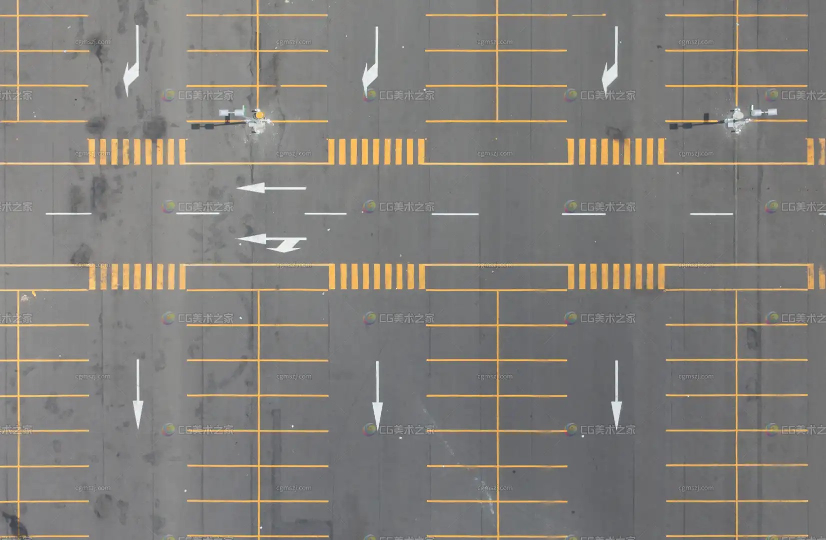 交通场地标线示意图贴图