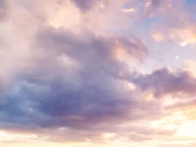 梦幻彩色云朵天空贴图