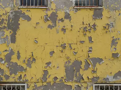 黄漆剥落墙面贴图