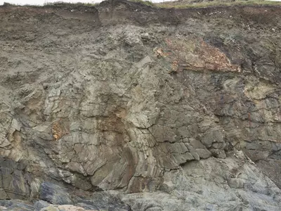 裂纹岩石崖壁贴图