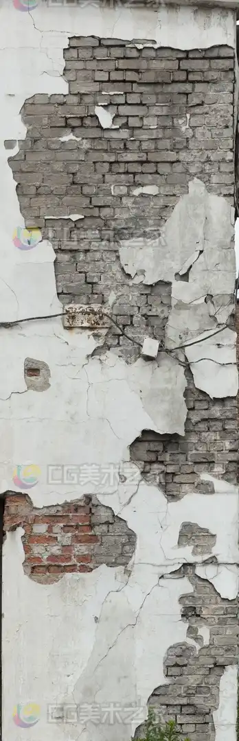 破损砖墙贴图