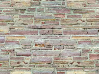 彩色文化石墙面贴图