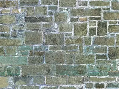 绿棕杂色文化石墙贴图