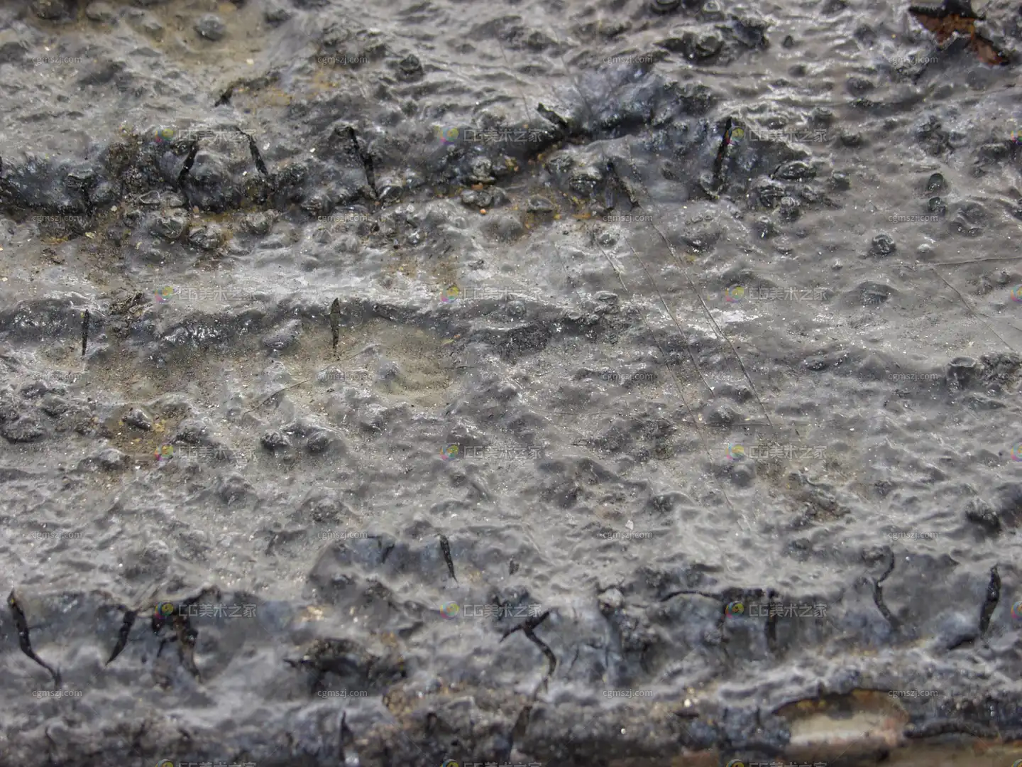 灰黑粗糙橡胶纹理贴图