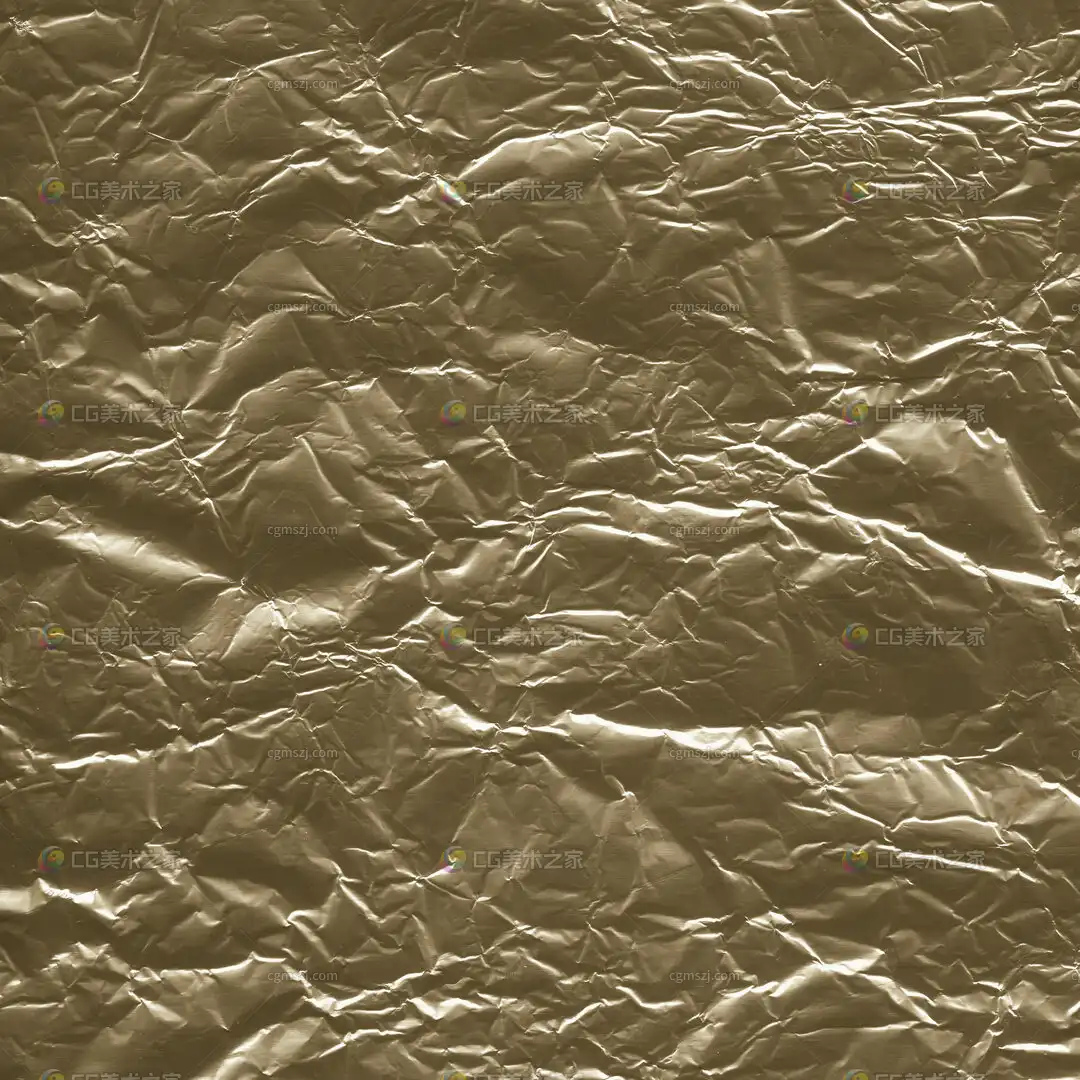 金箔褶皱纹理贴图