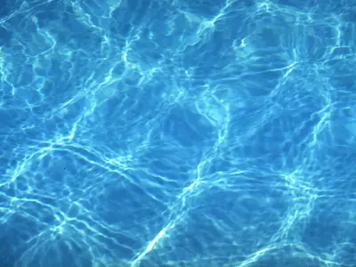 蓝水波纹泳池贴图