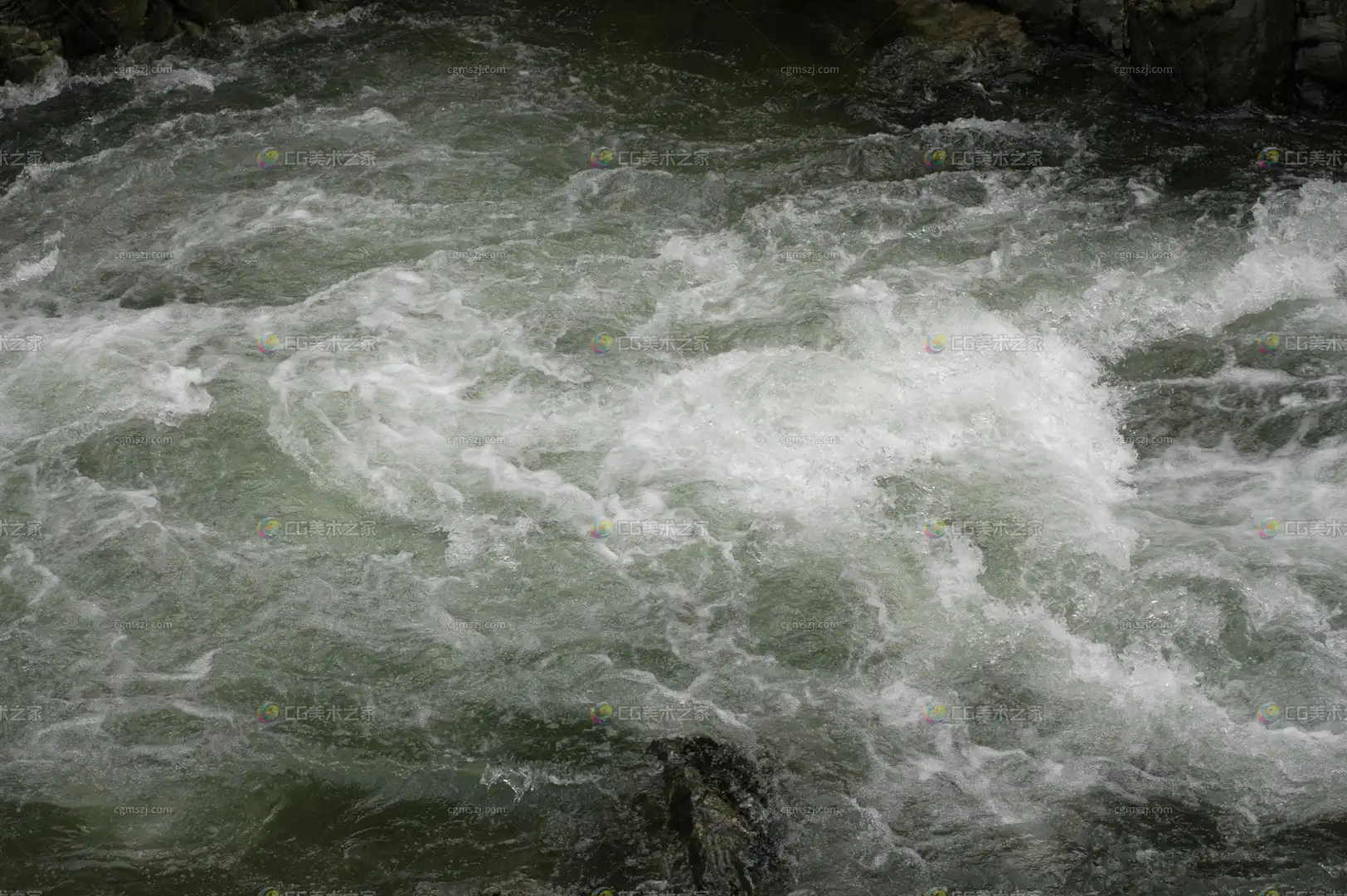 湍急流水纹理贴图