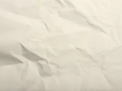 白色褶皱纸张贴图