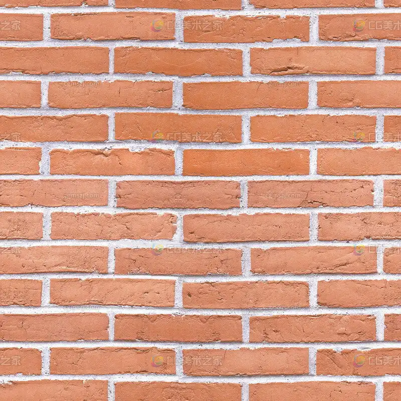砖墙无缝纹理贴图