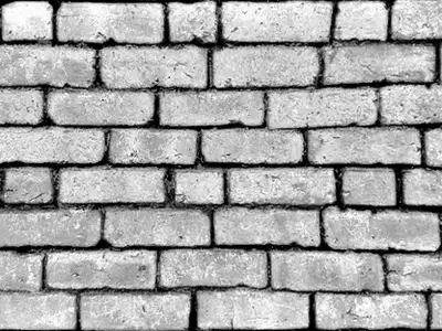 灰白旧砖墙贴图