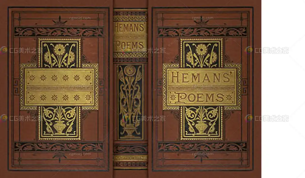 复古书籍封面贴图