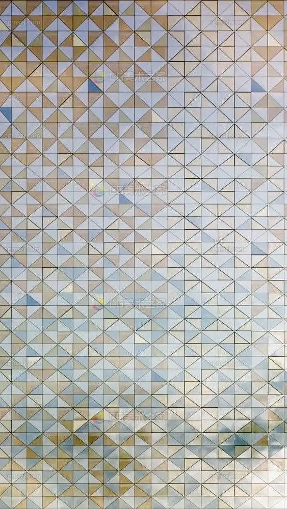 几何拼色玻璃贴图
